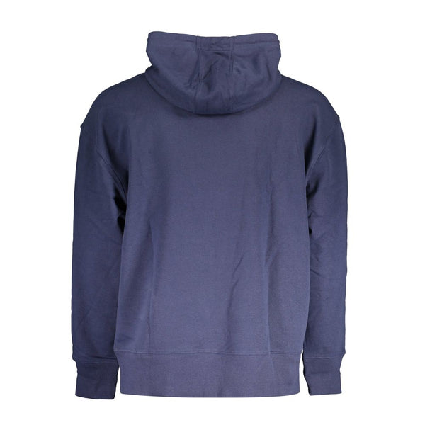 Maglione da uomo in cotone blu