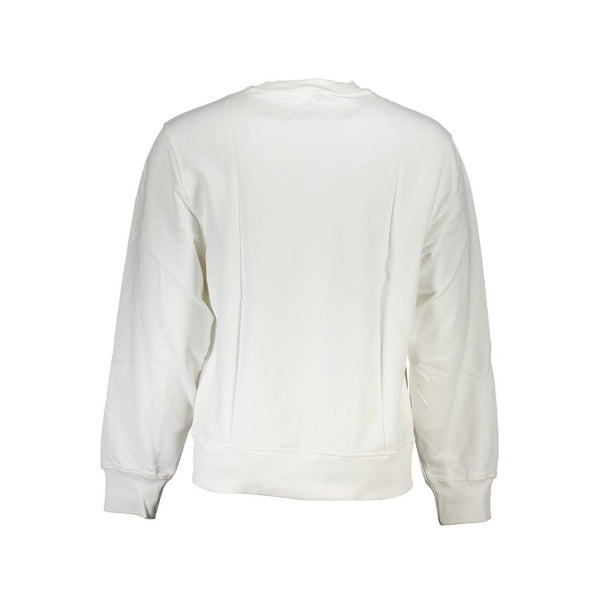 Maglione da uomo in cotone bianco