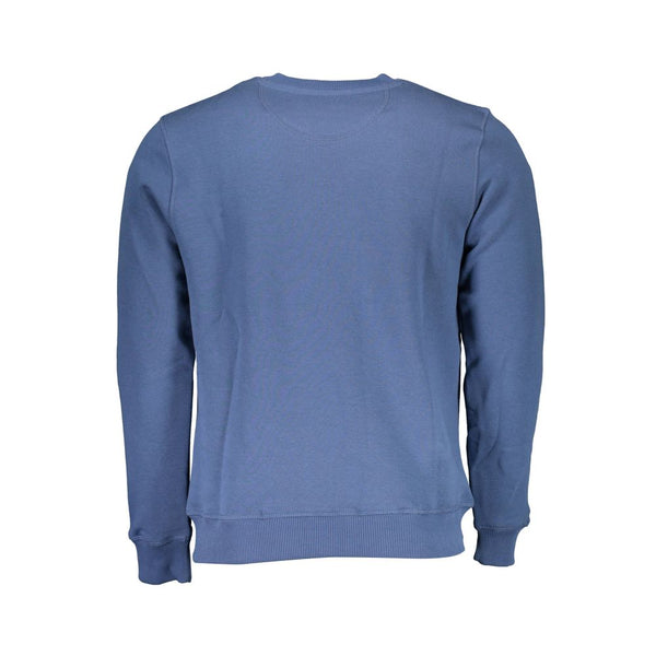 Maglione da uomo in cotone blu