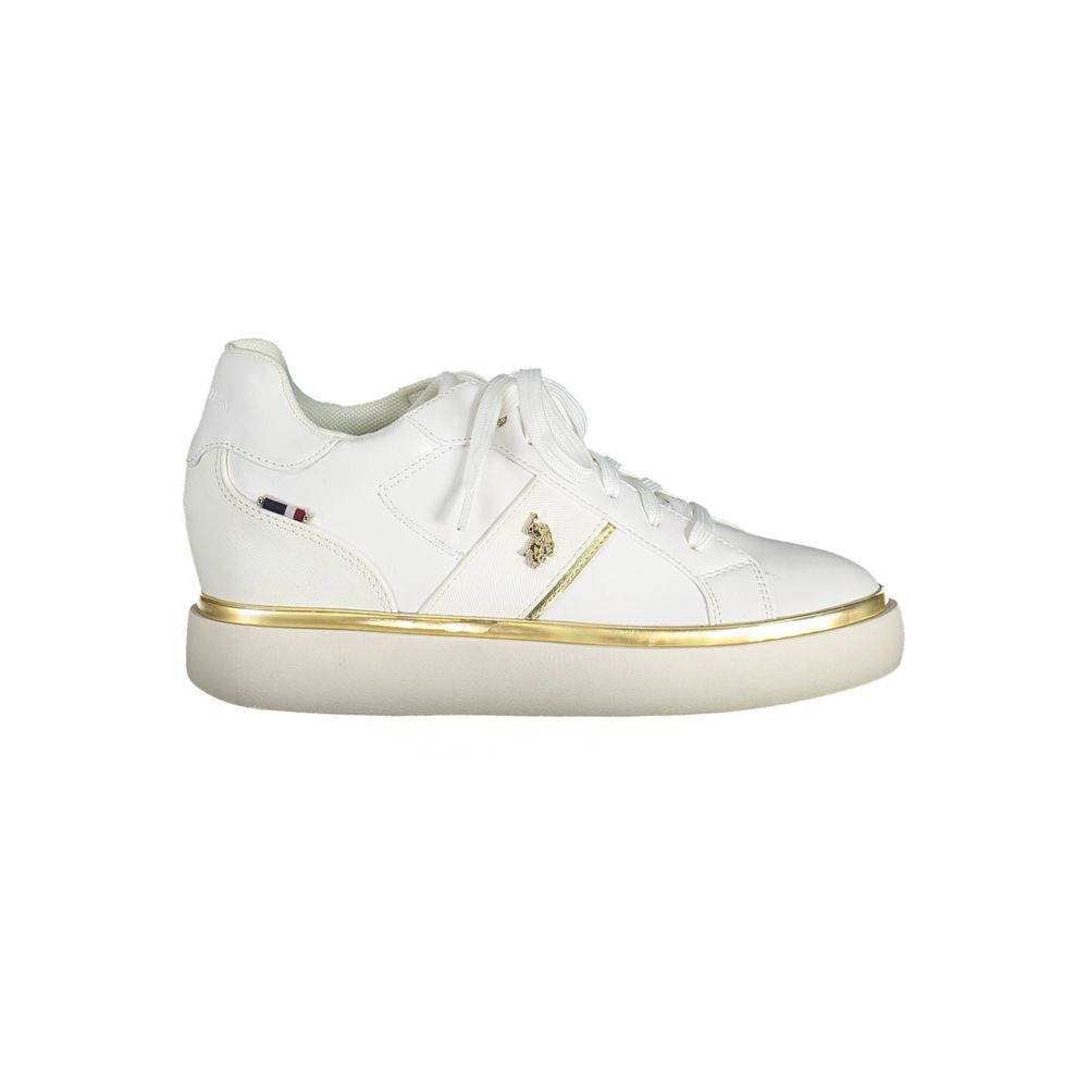 Sneaker donna in poliestere bianco