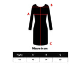 Bottega Veneta Black Wool Long Dress