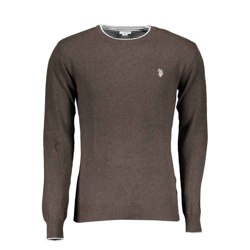 U.S. POLO ASSN. Marrone Wool Men's Sweater