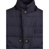 Dolce & Gabbana Blue Polyester Coat