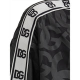 Dolce & Gabbana Black Polyester Shell Jacket