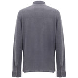 Corneliani Blue Cotton Polo Shirt