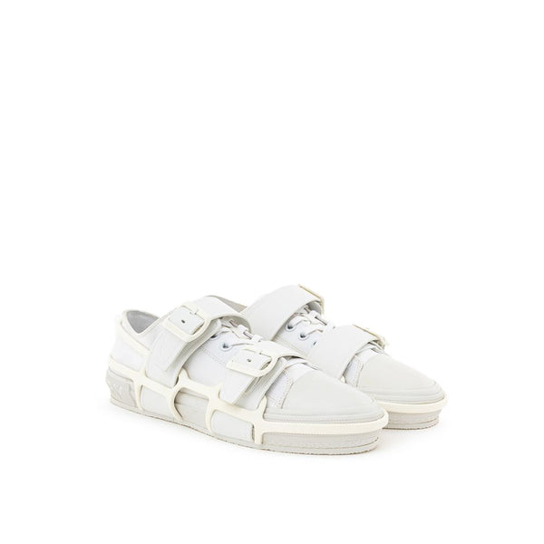 Burberry White Cotton Athletic Sneakers