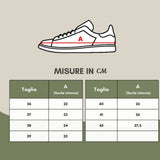 P448 White Leather Sneakers