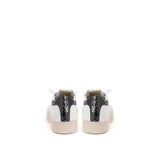 P448 White Leather Low Top Sneakers