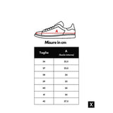 P448 White Leather Low Top Sneakers