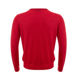 Gran Sasso Red Wool Sweatshirt