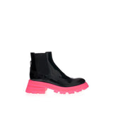 Alexander McQueen Black Leather Chelsea Boots