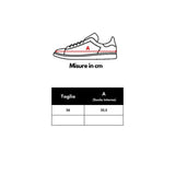 Casadei White Leather Athletic Sneakers