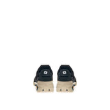 Lardini Black Suede Leather Athletic Sneakers