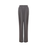 Lardini Gray Wool Casual Pants