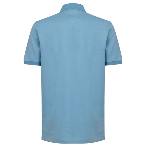 Dunhill Blue Cotton Polo Shirt