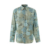 Tom Ford Blue Lyocell Pattern Shirt