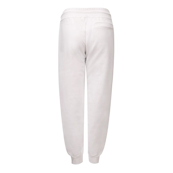 White Cotton Joggers Workout Pant