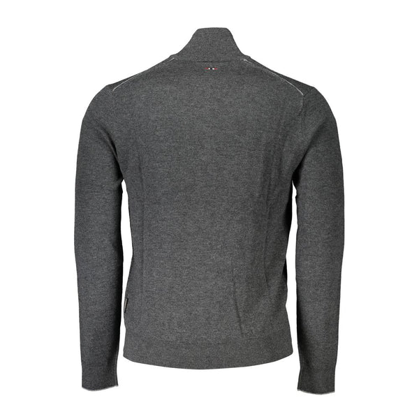 Napapijri Grigio Tessuto Men Sweater