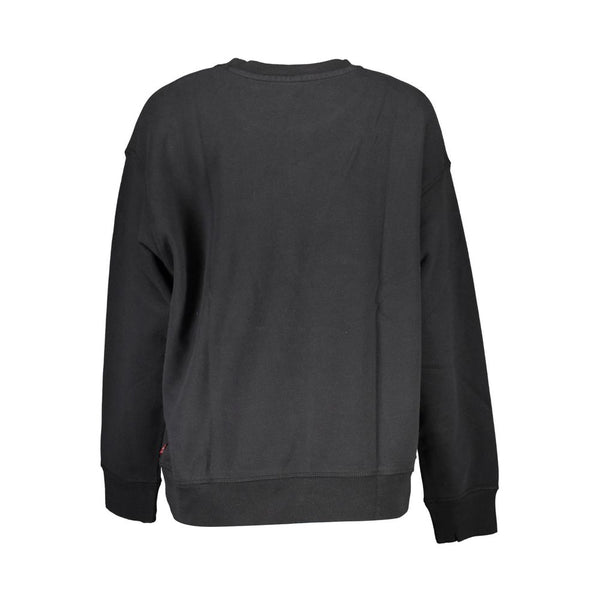Levi's Black Cotton Women Sweatshirt