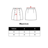 Tom Ford Blue Cotton Midi Skirt