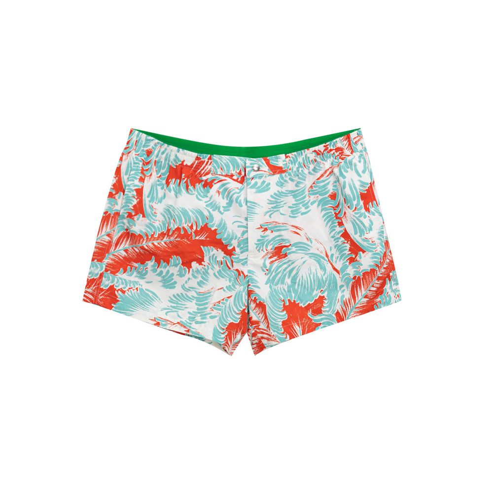 Bottega Veneta White Polyamide Swim Shorts