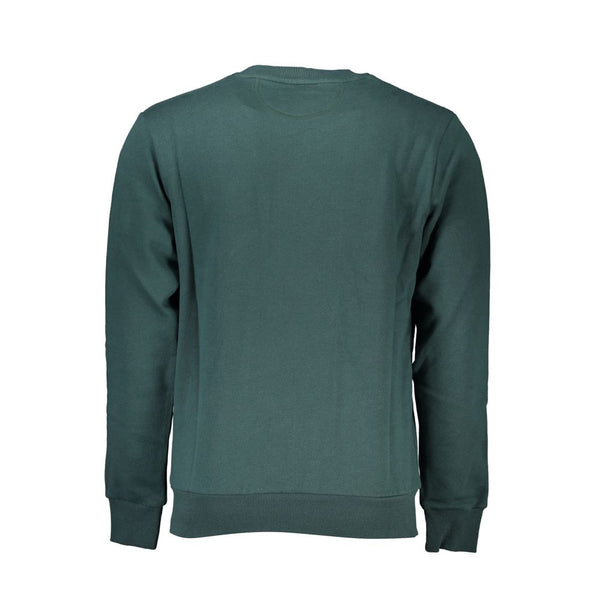 La Martina Verde Cotton Men Sweatshirt