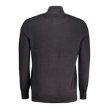 Timberland Black Organic Cotton Men Cardigan