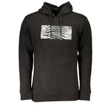Cavalli Class Black Cotton Men's Hooded Sweatshirt