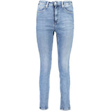 Calvin Klein Azzurro Cotton Women's Skinny Jean