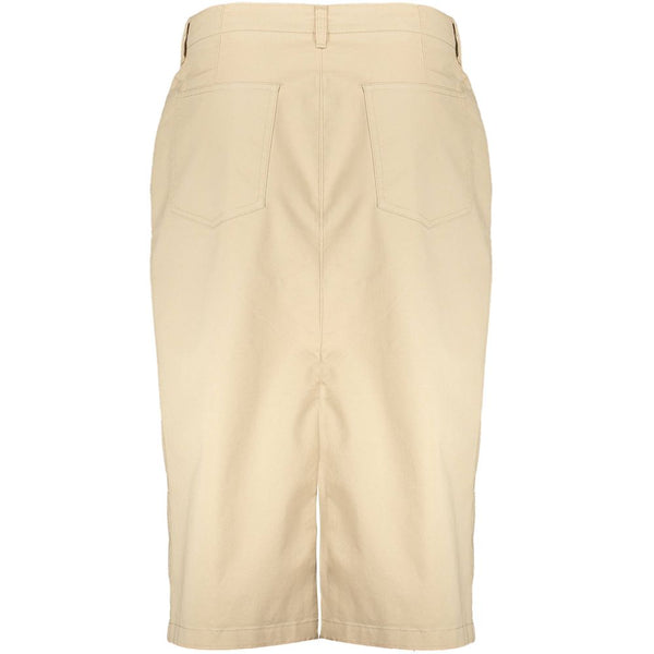 Gant Beige Cotton Women Skirt