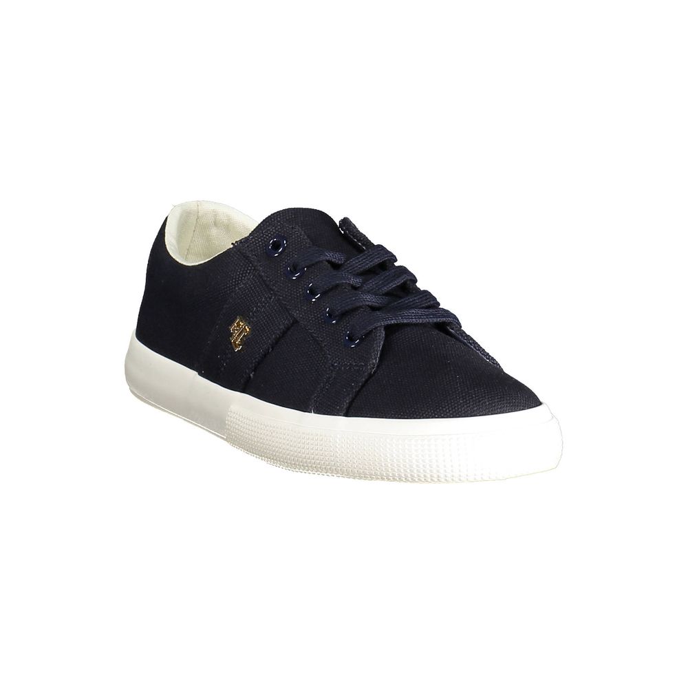 Ralph Lauren Blue Polyester Women Sneaker