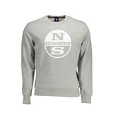 North Sails Grigio Cotton Men Sweatshirt
