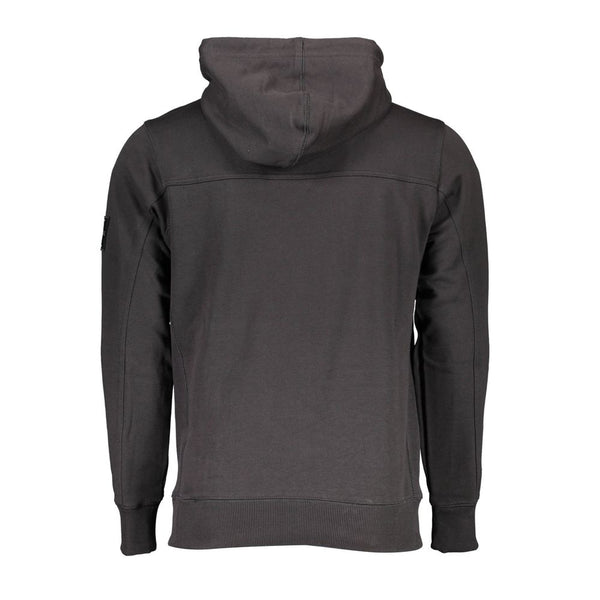 Calvin Klein Black Cotton Men Sweatshirt