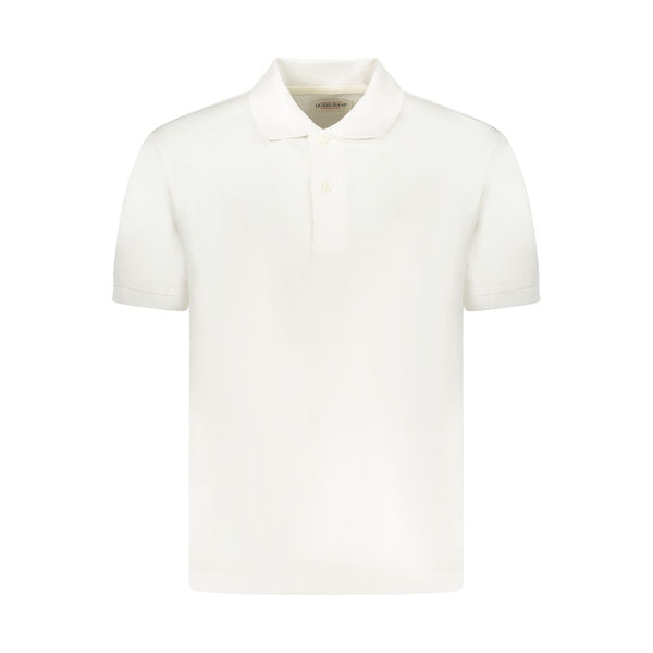 Guess Jeans White Cotton Men's Polo Shirt