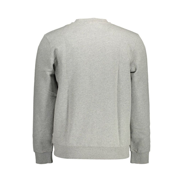 Napapijri Grigio Cotton Men Sweatshirt