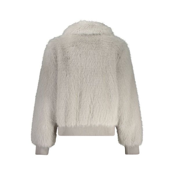 Guess Jeans Grigio Polyester Women Jacket