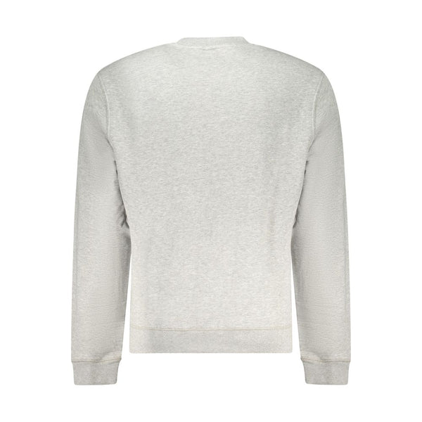 Napapijri Grigio Cotton Men Sweatshirt