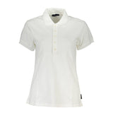 North Sails White Cotton Women Polo