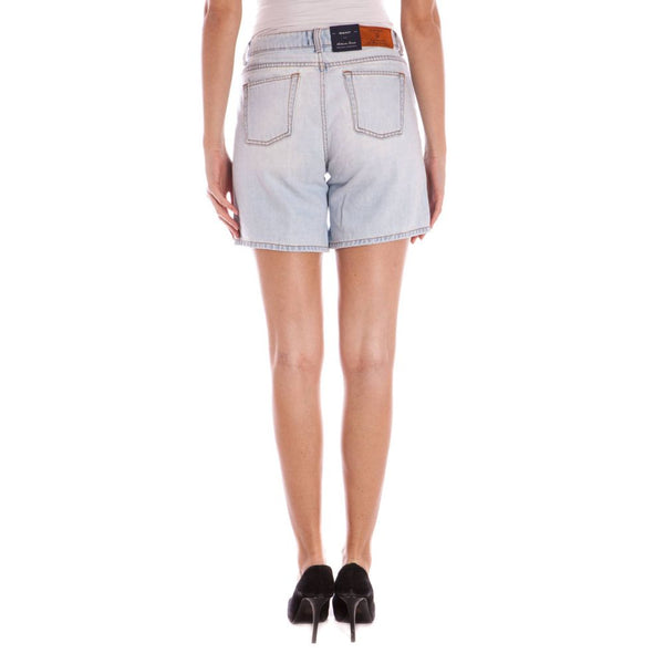 Light Blue Cotton Women Jean