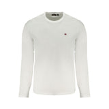 Napapijri White Cotton Men T-Shirt
