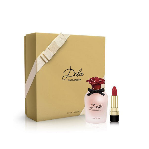 DOLCE&GABBANA COFANETTO DOLCE ROSA EXCELSA 50 ML + LIPSTICK