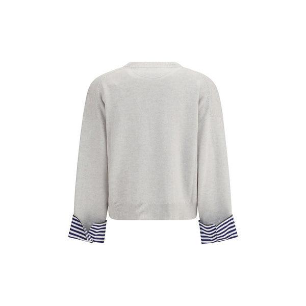 Brunello Cucinelli Gray Cashmere Cashmere Sweater