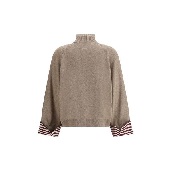 Brunello Cucinelli Beige Cashmere Cashmere Sweater