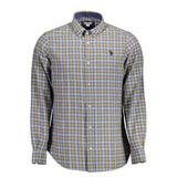 U.S. POLO ASSN. Blue Cotton Men's Shirt
