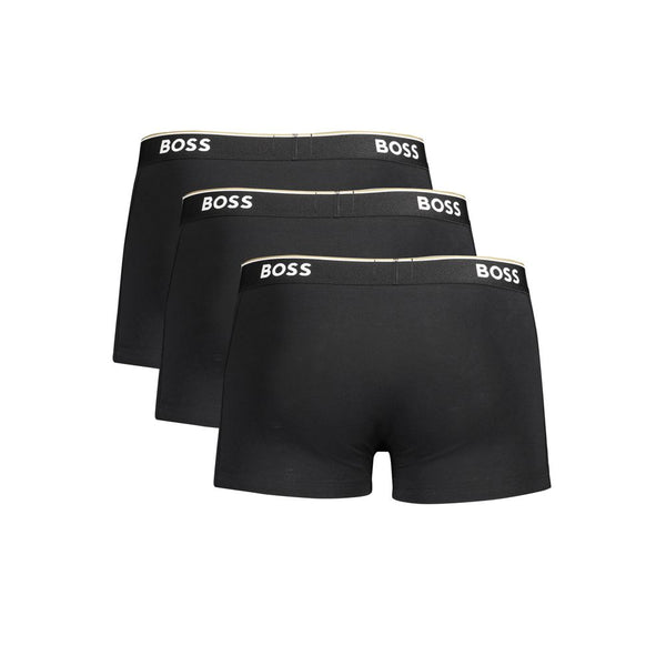 Hugo Boss Black Cotton Men's Boxer Briefs