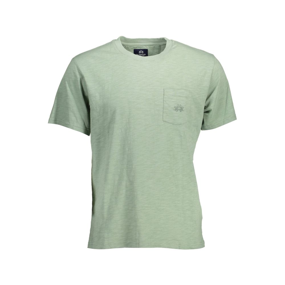 La Martina Verde Cotton Men T-Shirt