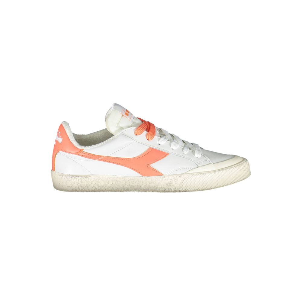 Sneaker donna in pelle bianca