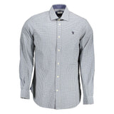 U.S. POLO ASSN. Azzurro Cotton Men's Shirt