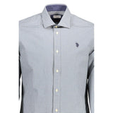 U.S. POLO ASSN. Azzurro Cotton Men's Shirt