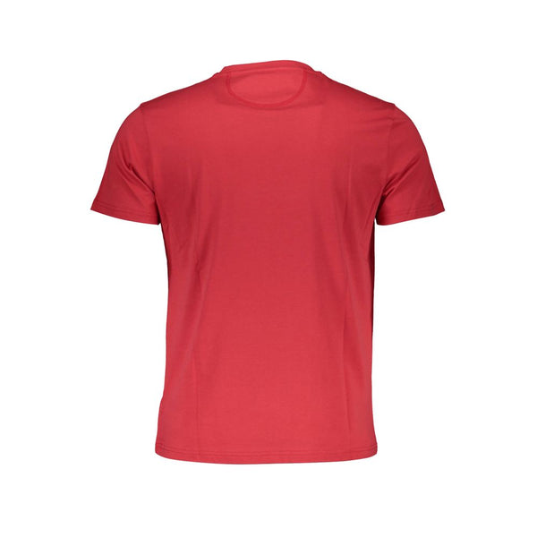 La Martina Rosso Cotton Men T-Shirt